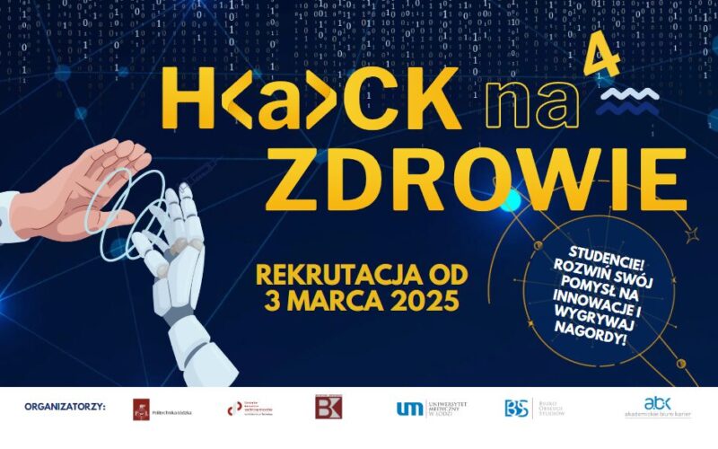 Hackathon „Hacka na Zdrowia 4” – nie przegap startu rekrutacji!