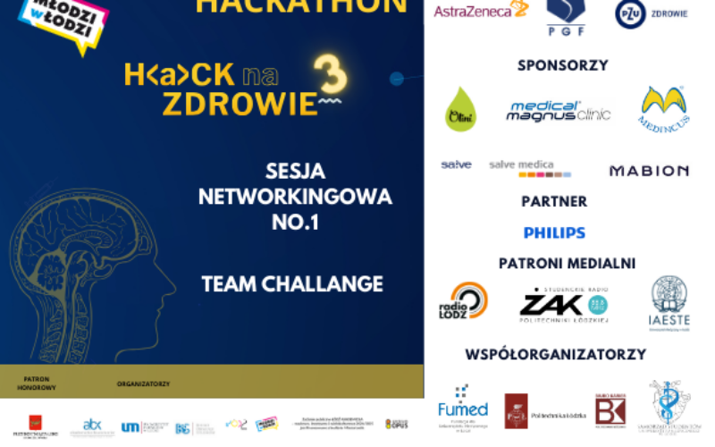 Sesja networkingowa Team Challange – Dzień 1: Hackathon – „HaCK NA ZDROWIE 3”