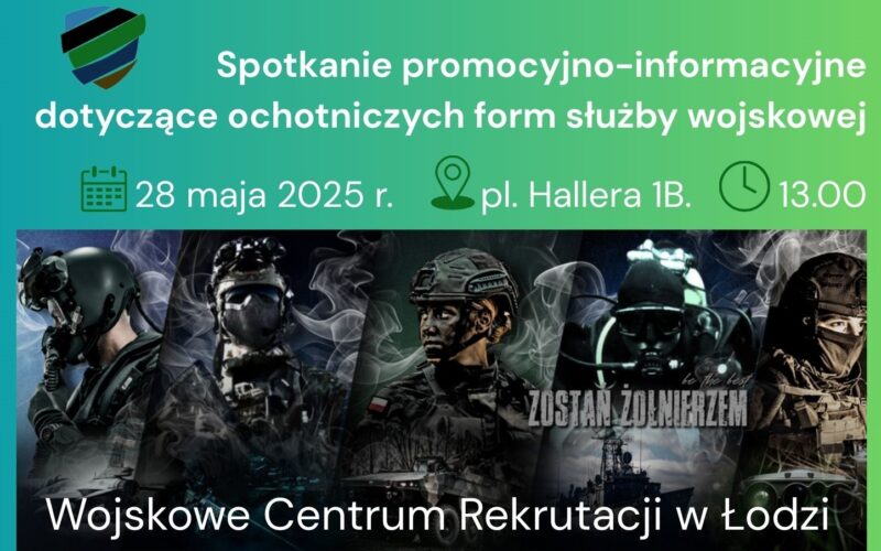 Spotkanie informacyjne: Ochotnicze formy służby wojskowej – Pomysł na karierę