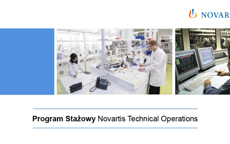 Program Stażowy Novartis Technical Operations