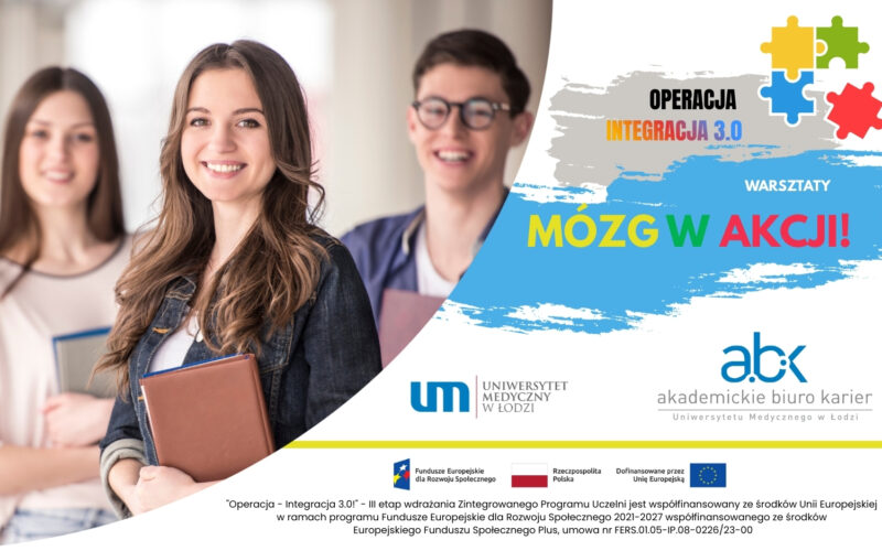 MÓZG W AKCJI – Odkryj swój indywidualny styl uczenia się! Operacja Integracja 3.0 warsztat dla kierunku Fizjoterapia grupy 3,4