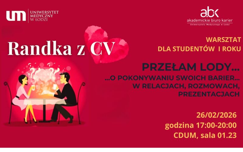 Randka z CV „PRZEŁAM LODY…O pokonywaniu swoich barier…w relacjach, rozmowach, prezentacjach”