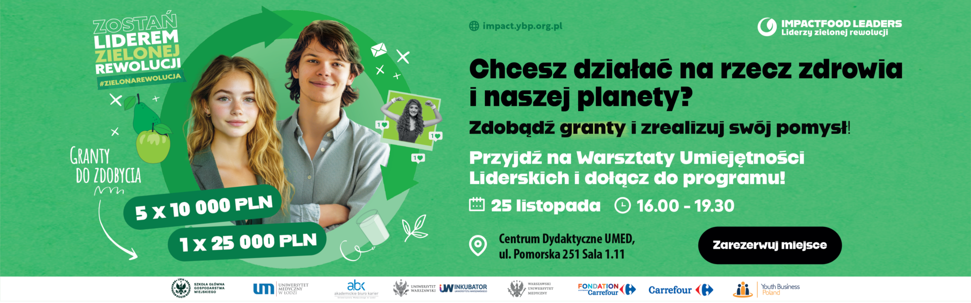 ImpactFood Leaders – szansą na granty i rozwój Twojego projektu!